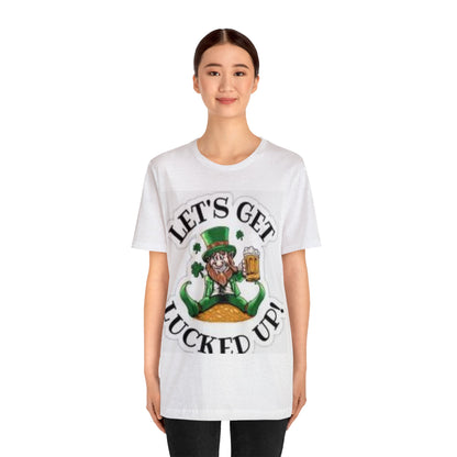 St Patricks Day "Lets Get Lucked Up", Funny St. Patricks Day Shirt, Leperechaun, Gnome