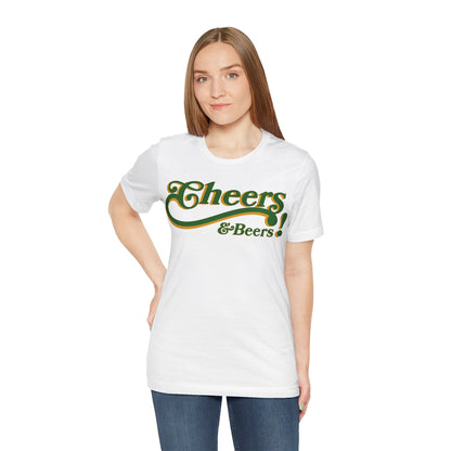 St Patricks Day - "Cheers and Beers", St Patricks day drinking t-shirt, Irish Pub Shirt, Drinking Shirt