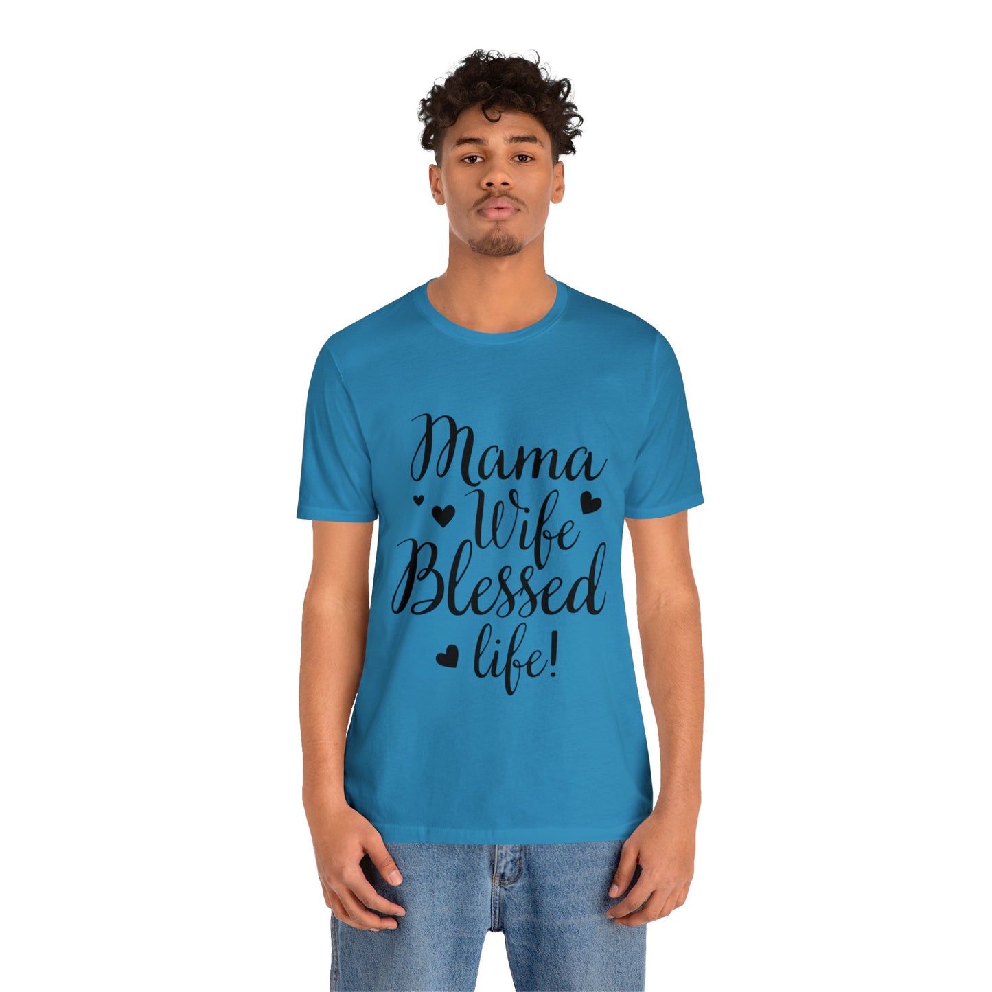 Mama, Wife, Blessed Life - Cute Mothers Day Shirt