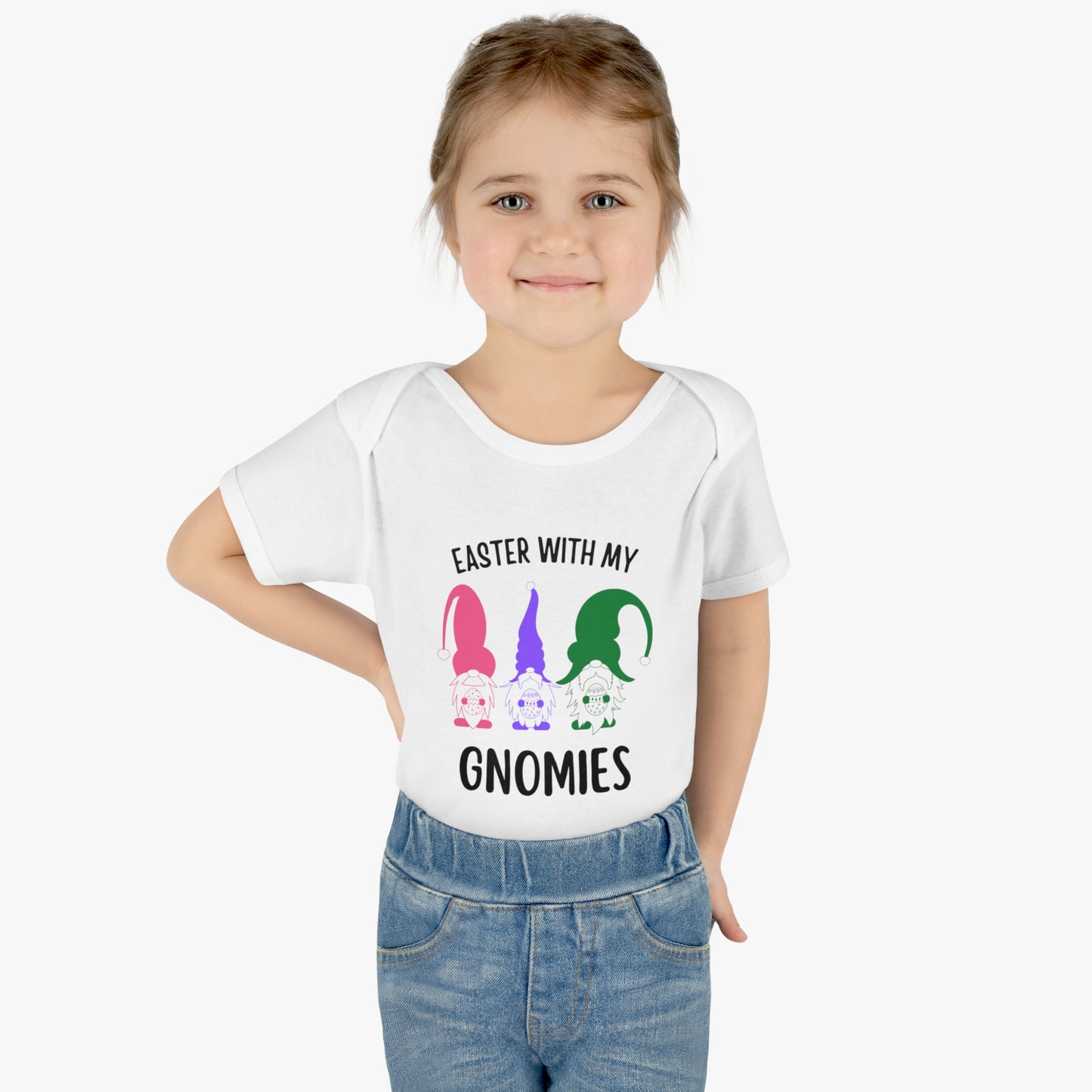 Happy Easter Cute Gnome Kids Shirt