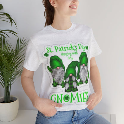 St Patricks Day "Hanging With My Gnomies", Funny St. Patricks Day Shirt, Leperechaun, Gnome