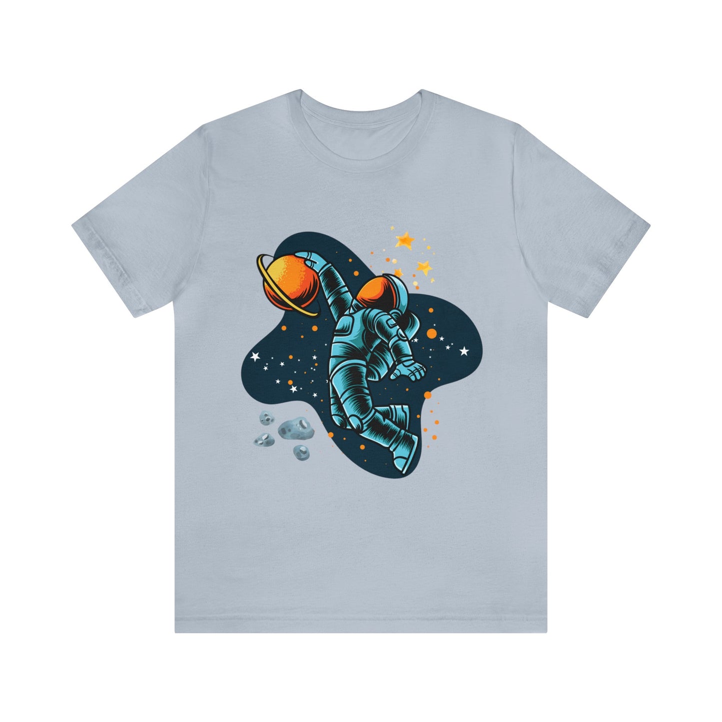 Astronaut Dunking On Saturn - Graphic T Shirt For Men and Women