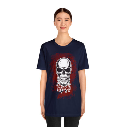 Skull with BowTie - Graphic T Shirt For Men and Women