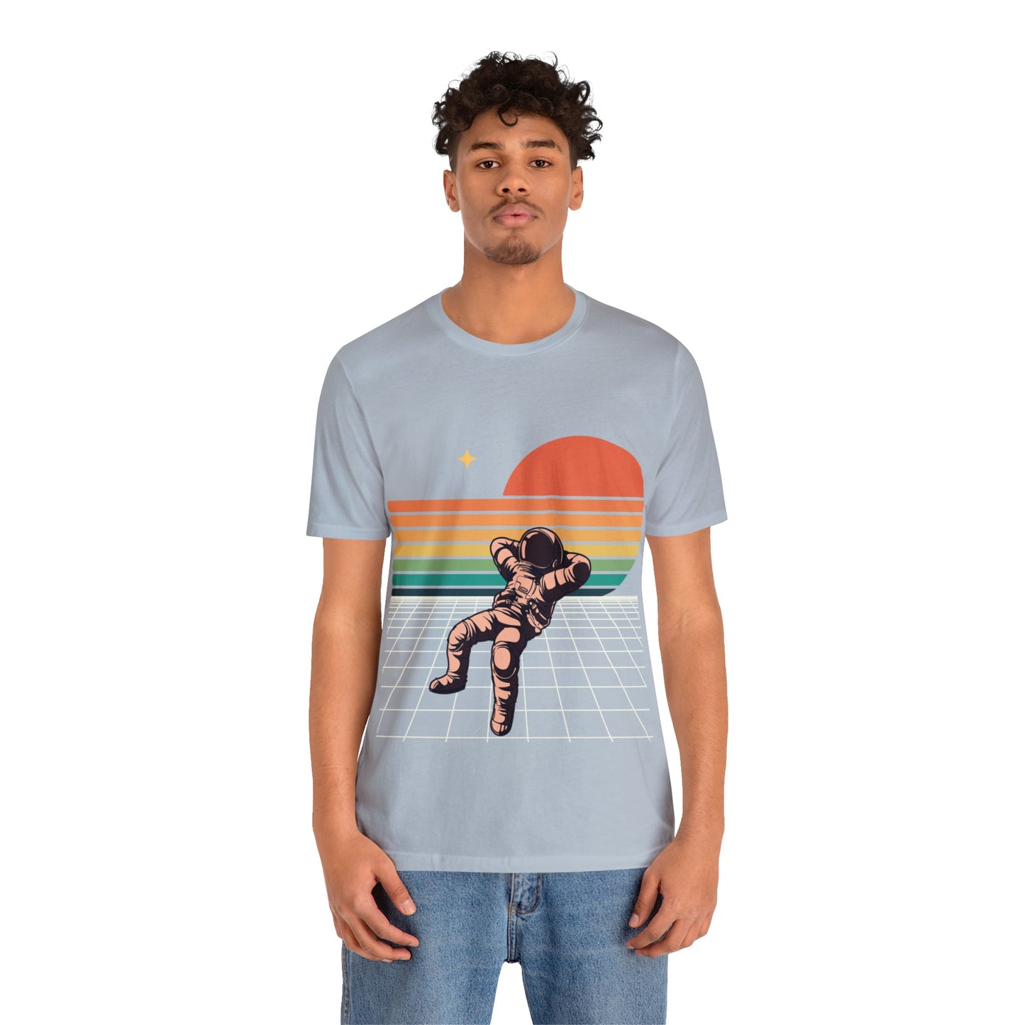 Astronaut Chilling On Sunset - Graphic T Shirt For Men and Women