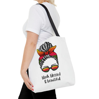 Black, Blessed, and Beautiful - Tote Bag (AOP)