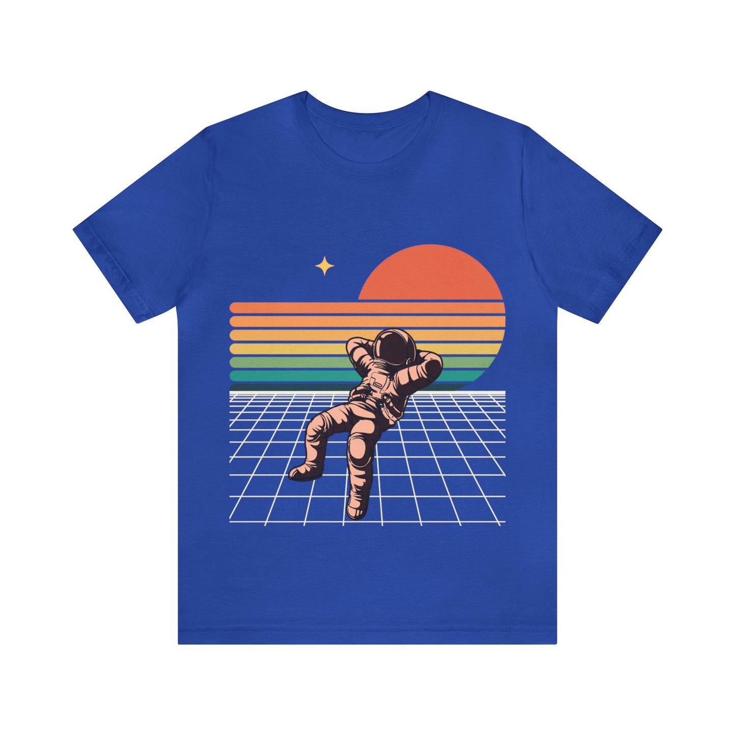 Astronaut Chilling On Sunset - Graphic T Shirt For Men and Women