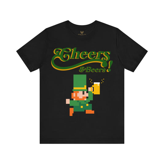 St. Patricks Day Shirt "Cheers and Beers" -  Funny St. Patricks Shirt, St. Patricks Day Drinking Shirt, Irish Pub Shirt