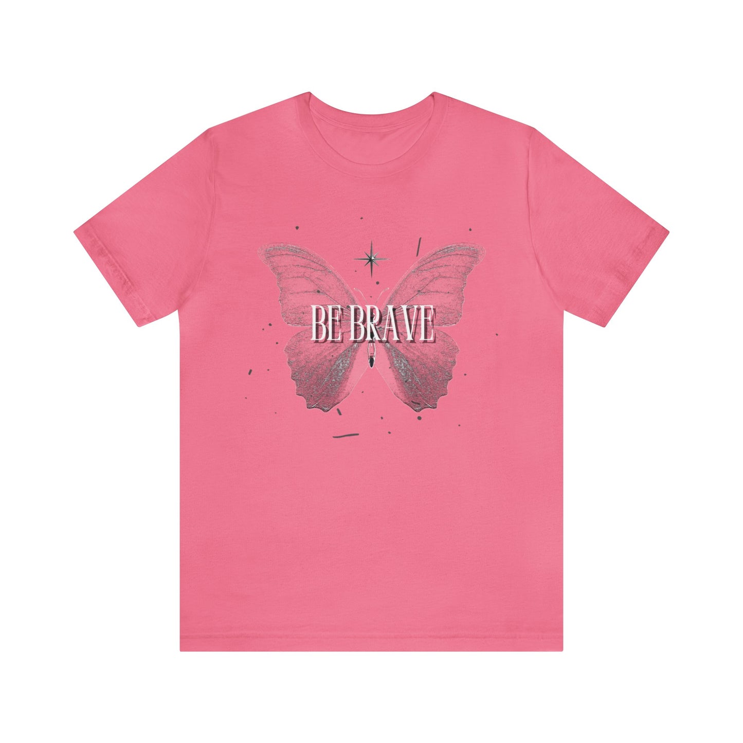 Be Brave With Butterfly - Graphic T Shirt for Women