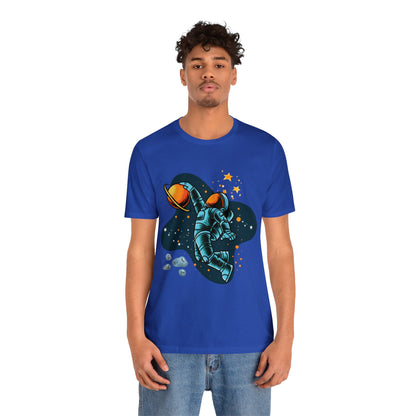 Astronaut Dunking On Saturn - Graphic T Shirt For Men and Women