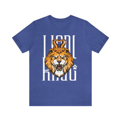 I Am King - Lion With A Crown - Graphic T Shirt For Men