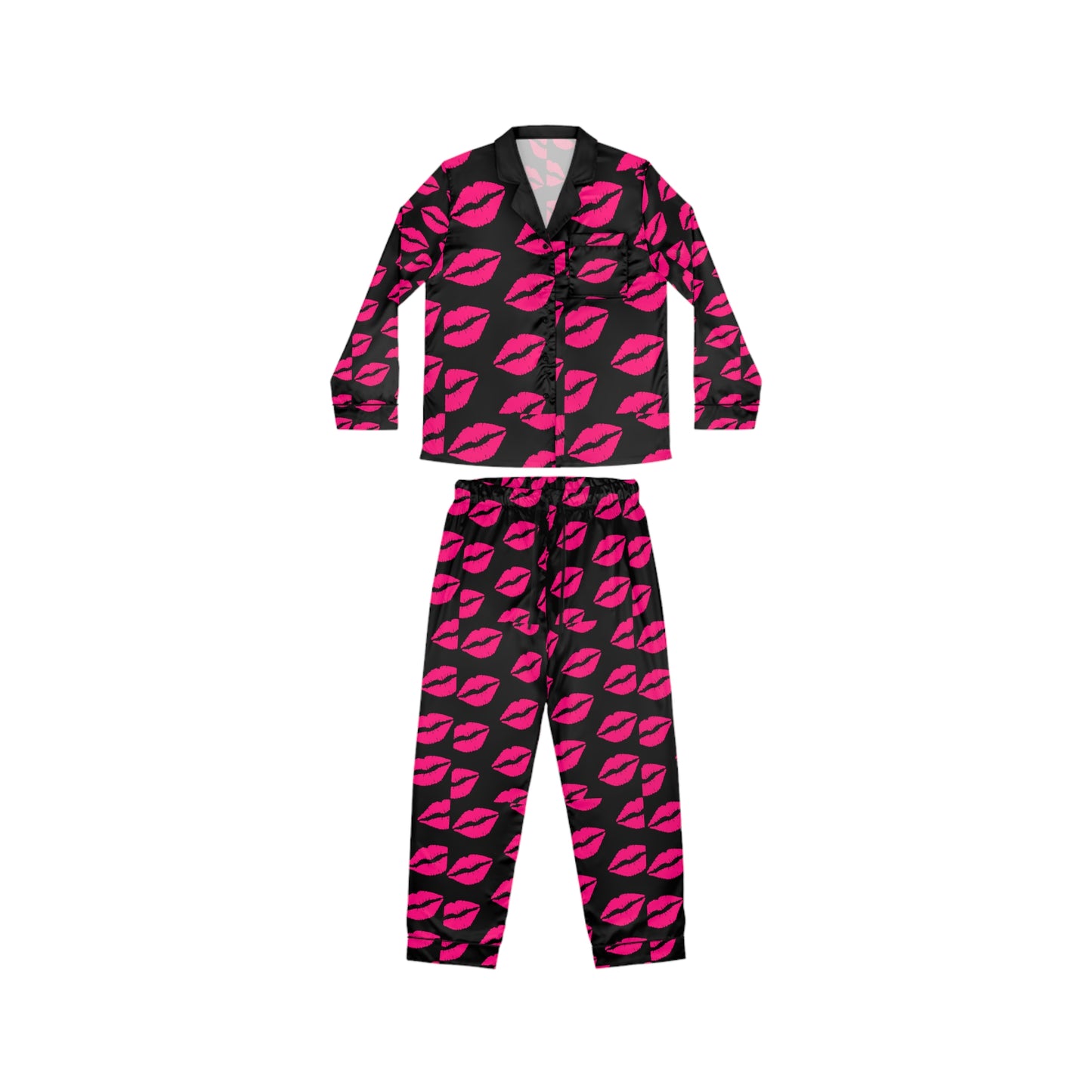 Women's Satin Pajamas (AOP)