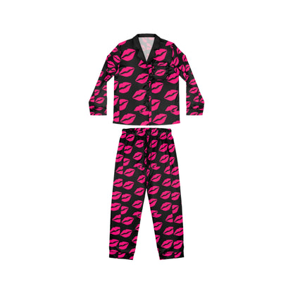 Women's Satin Pajamas (AOP)