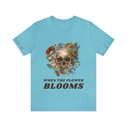 When The Flowers Bloom - Skull - Graphic T Shirt For Men and Women