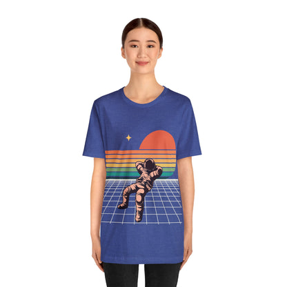 Astronaut Chilling On Sunset - Graphic T Shirt For Men and Women