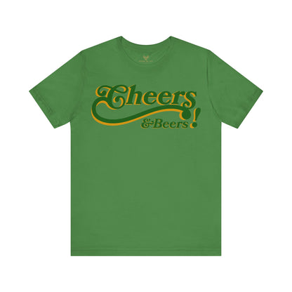 St Patricks Day - "Cheers and Beers", St Patricks day drinking t-shirt, Irish Pub Shirt, Drinking Shirt