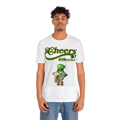 St Patricks Day "Cheers and Beers", Funny St. Patricks Day Shirt, Leperechaun, Gnome