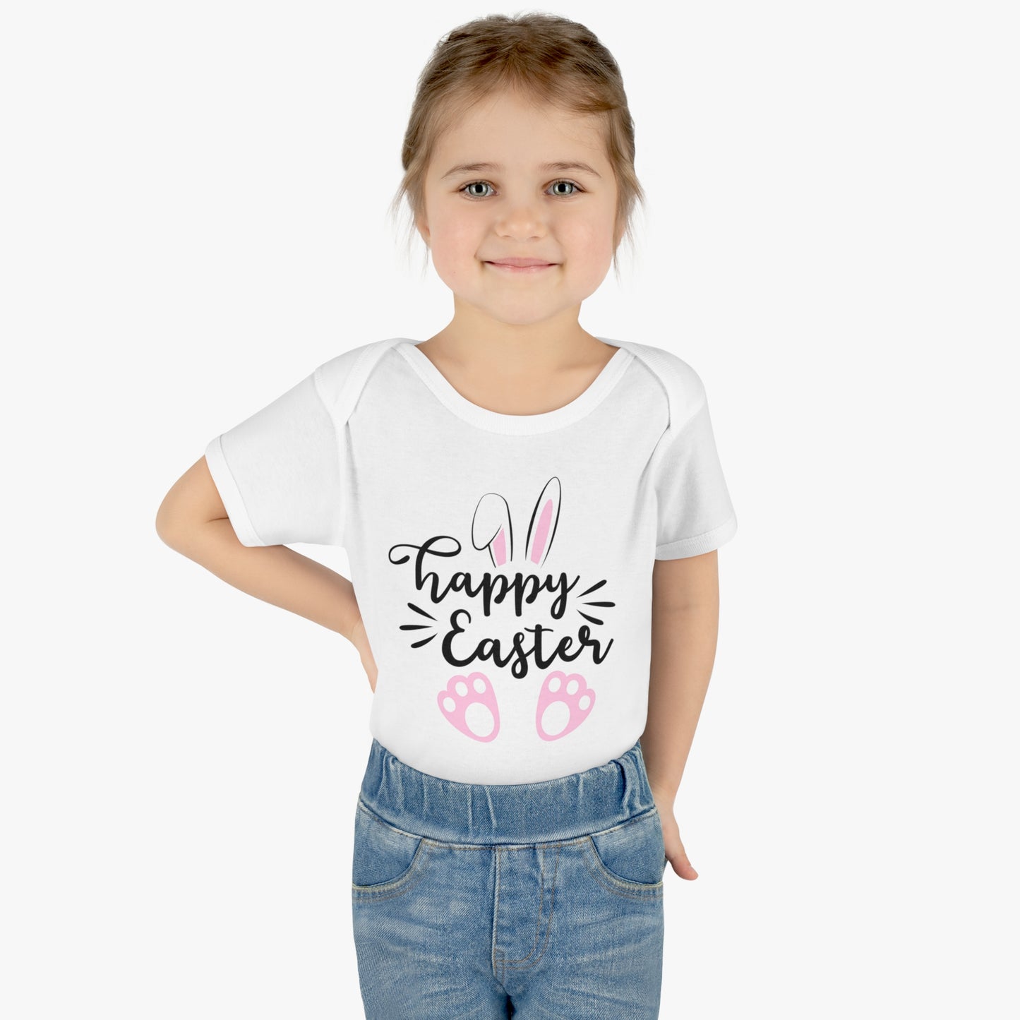 Happy Easter Cute Bunny Kids Shirt