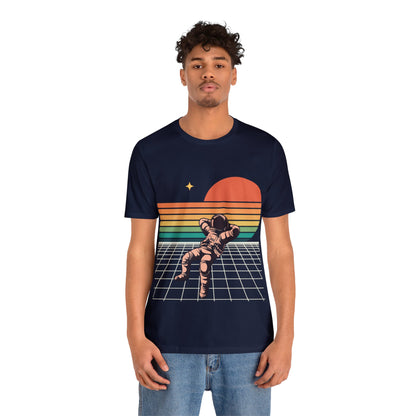 Astronaut Chilling On Sunset - Graphic T Shirt For Men and Women