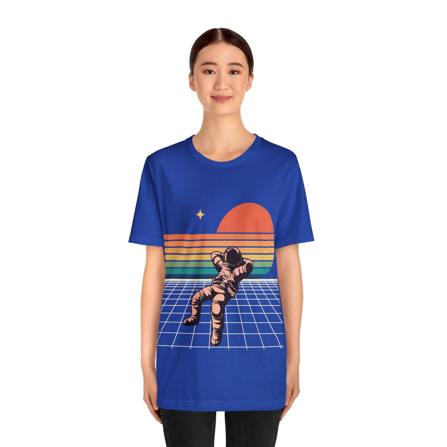 Astronaut Chilling On Sunset - Graphic T Shirt For Men and Women