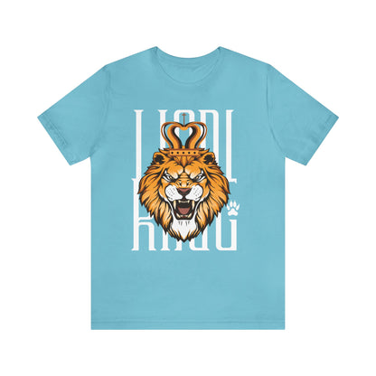 I Am King - Lion With A Crown - Graphic T Shirt For Men