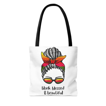 Black, Blessed, and Beautiful - Tote Bag (AOP)