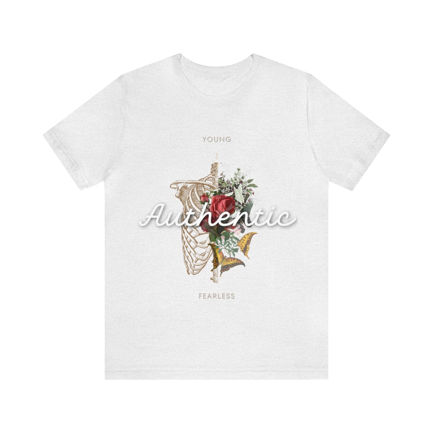 Young, Authentic, Fearless - Graphic T Shirt For Men and Women