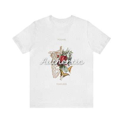 Young, Authentic, Fearless - Graphic T Shirt For Men and Women