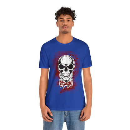 Skull with BowTie - Graphic T Shirt For Men and Women