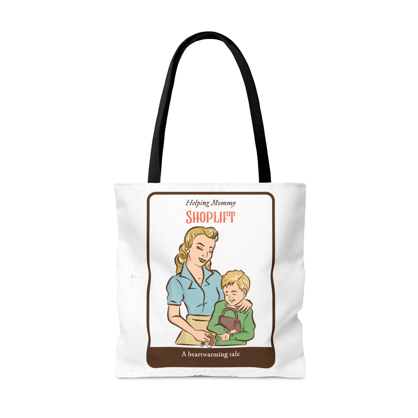 Helping Mommy Shoplift - Funny Tote Bag