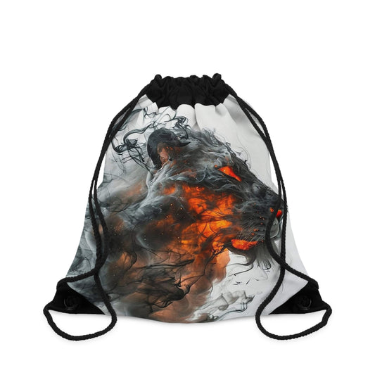 Fire Breathing Lion - Drawstring Bag