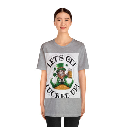 St Patricks Day "Lets Get Lucked Up", Funny St. Patricks Day Shirt, Leperechaun, Gnome