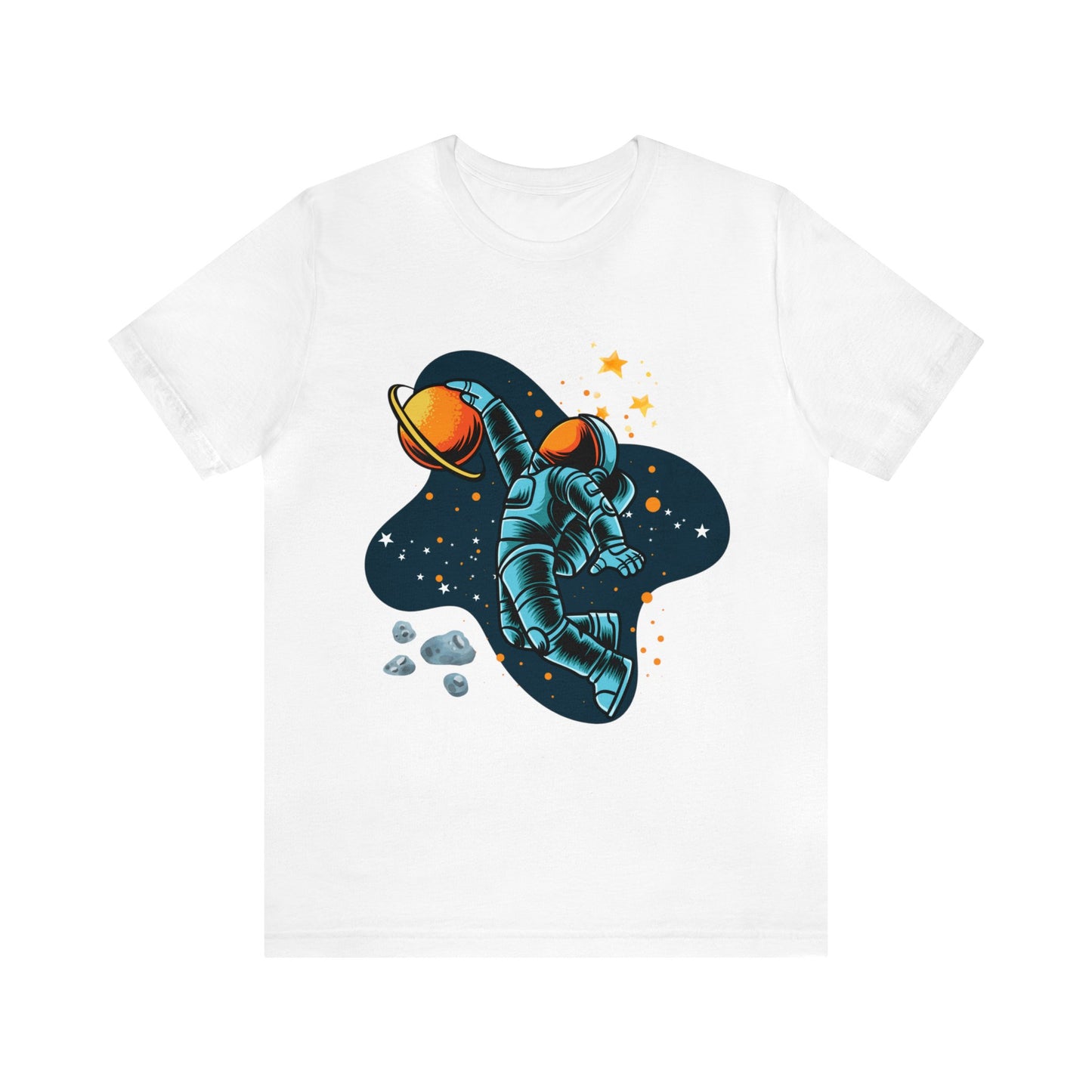 Astronaut Dunking On Saturn - Graphic T Shirt For Men and Women