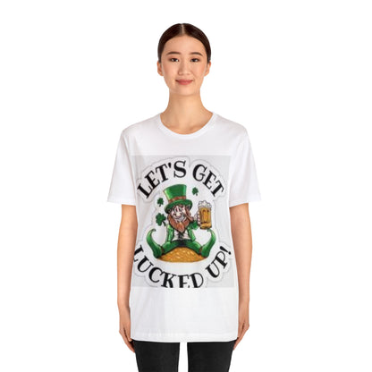 St Patricks Day "Lets Get Lucked Up", Funny St. Patricks Day Shirt, Leperechaun, Gnome