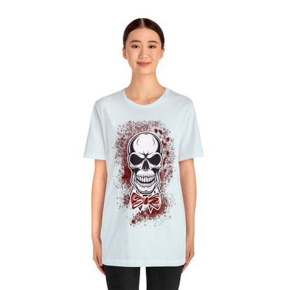 Skull with BowTie - Graphic T Shirt For Men and Women