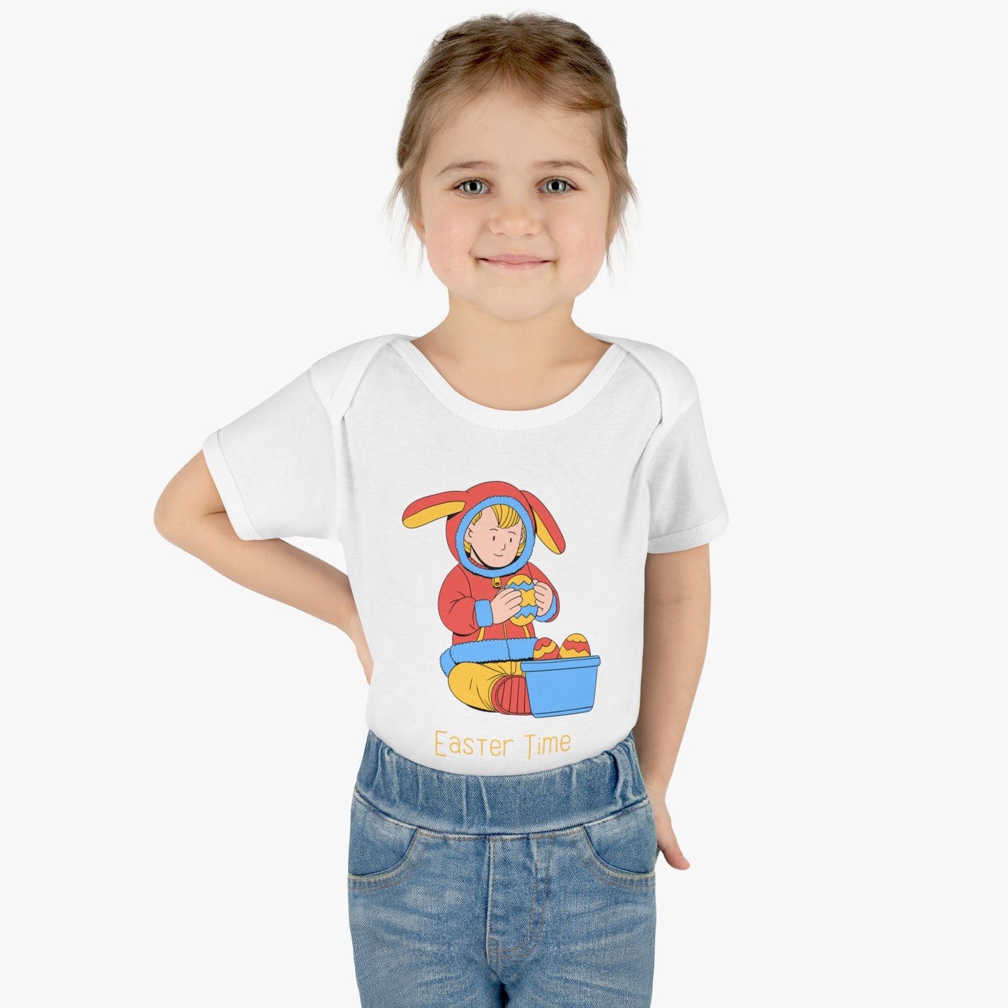 Cute Happy Easter Day kids shirt for a boy