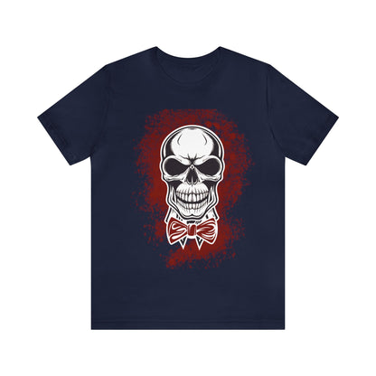 Skull with BowTie - Graphic T Shirt For Men and Women