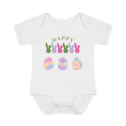 Happy Easter Cute Easter Egg and Bunny Kids Shirt