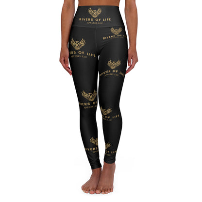 Rivers Of Life - High Waisted Yoga Leggings (AOP)