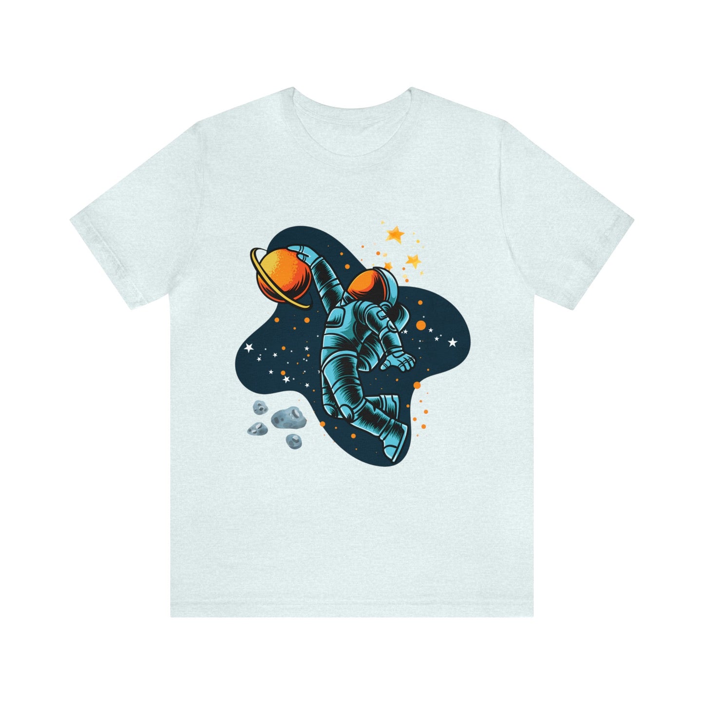 Astronaut Dunking On Saturn - Graphic T Shirt For Men and Women