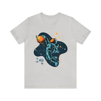 Astronaut Dunking On Saturn - Graphic T Shirt For Men and Women