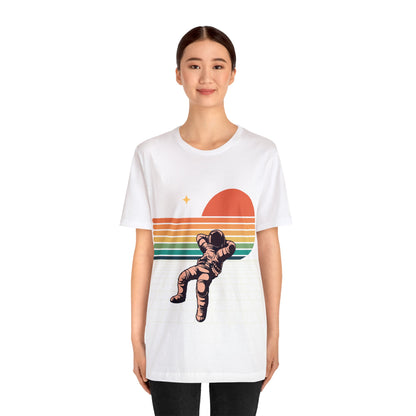 Astronaut Chilling On Sunset - Graphic T Shirt For Men and Women