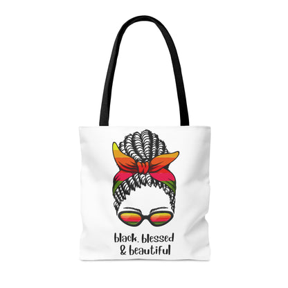 Black, Blessed, and Beautiful - Tote Bag (AOP)