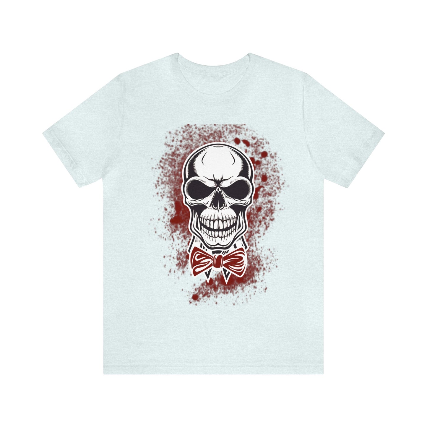 Skull with BowTie - Graphic T Shirt For Men and Women