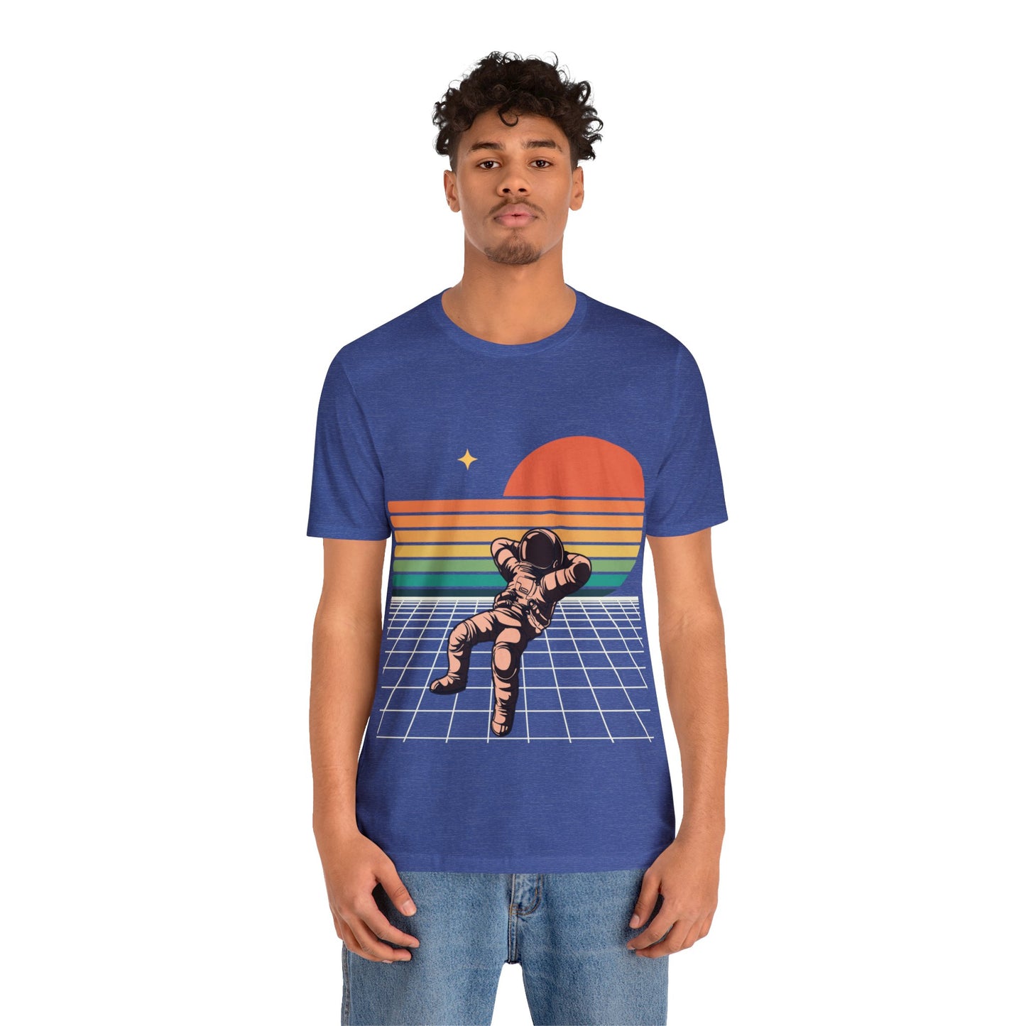 Astronaut Chilling On Sunset - Graphic T Shirt For Men and Women