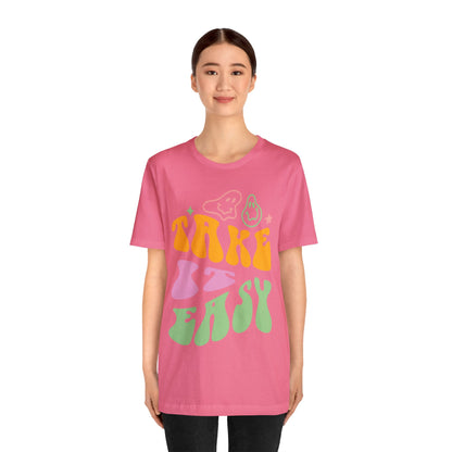 Take It Easy - Graphic T Shirt For Men and Women