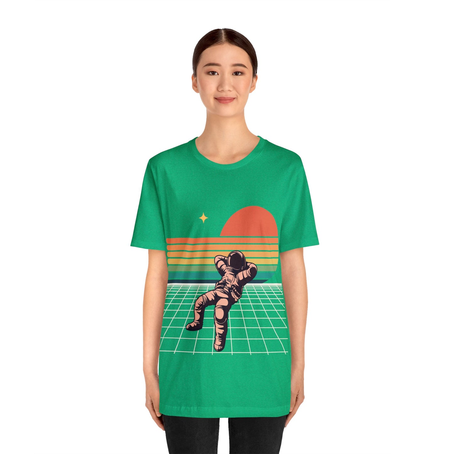 Astronaut Chilling On Sunset - Graphic T Shirt For Men and Women