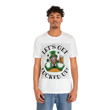 St Patricks Day "Lets Get Lucked Up", Funny St. Patricks Day Shirt, Leperechaun, Gnome