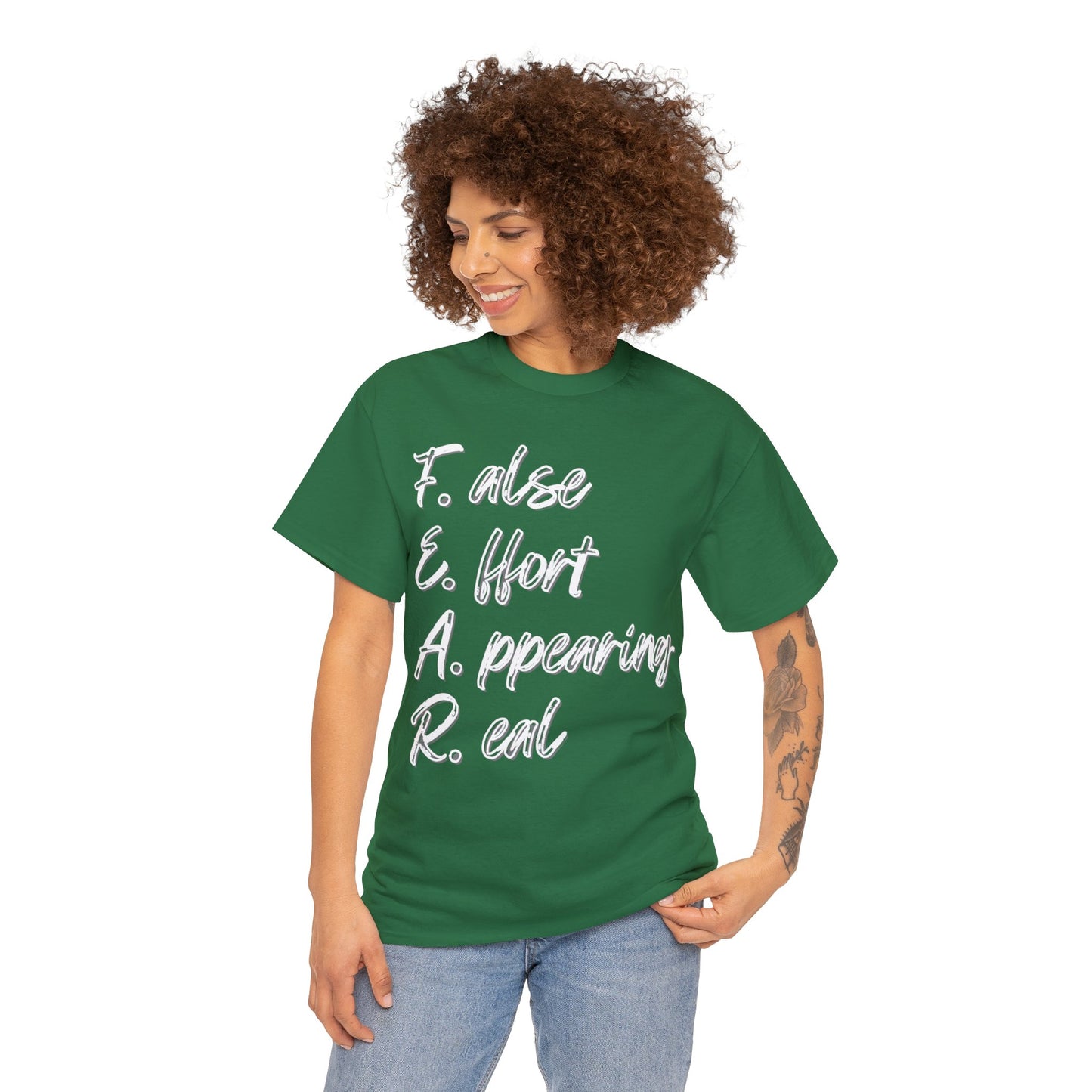 F.E.A.R. - False Effort Appearing Real - Unisex Heavy Cotton Tee