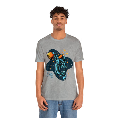 Astronaut Dunking On Saturn - Graphic T Shirt For Men and Women