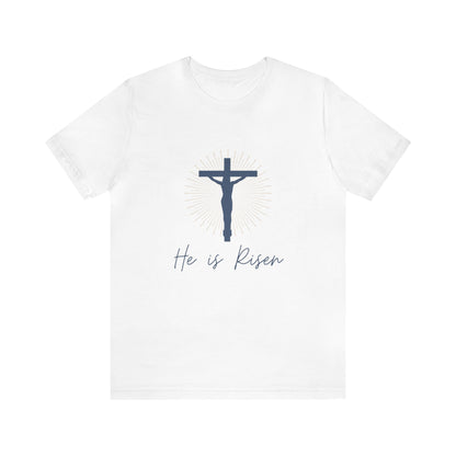 Religious T- Shirt " He is Risen" - Jesus T Shirt,Pray Shirt, Bible Verse T-shirt, Christian Gift, Faith Shirt, Religious Shirt